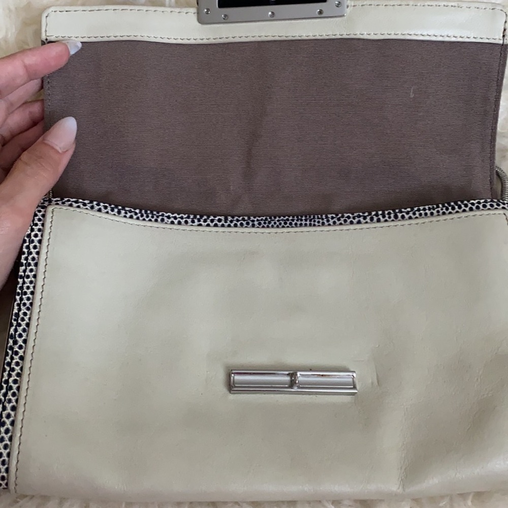 Dvf Two Tone Purse With Python Trim - image 7